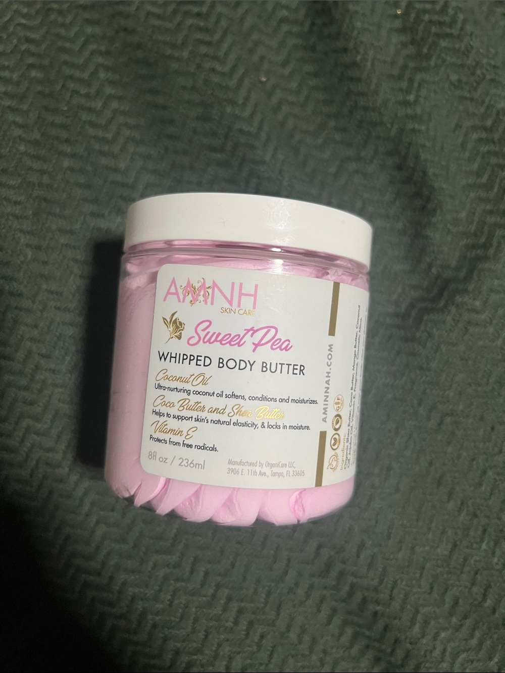 AANH Sweet Pea Whipped Body Butter - Pink